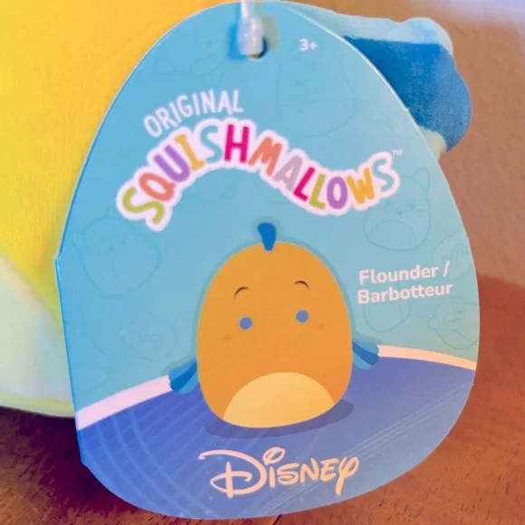 Disney x Squishmallow - The Little Mermaid’s Flounder - Picture 2 of 2